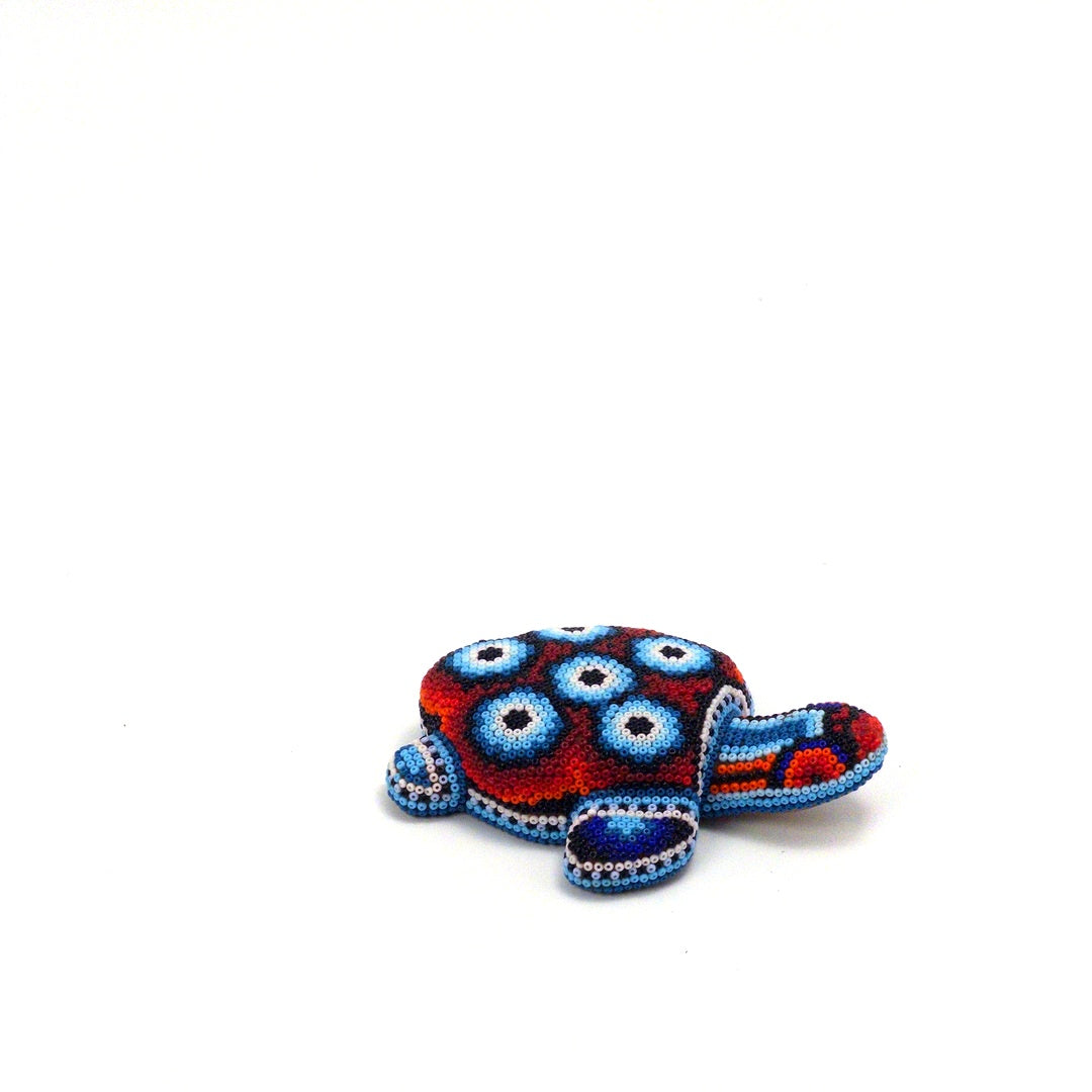 Tortuga Chaquira Arte Huichol - Arte Huichol Wixárika - Vista 6