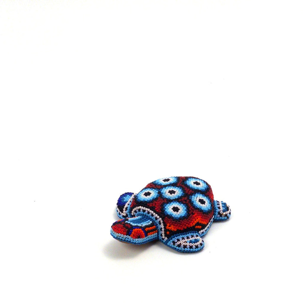Tortuga Chaquira Arte Huichol - Arte Huichol Wixárika - Vista 8