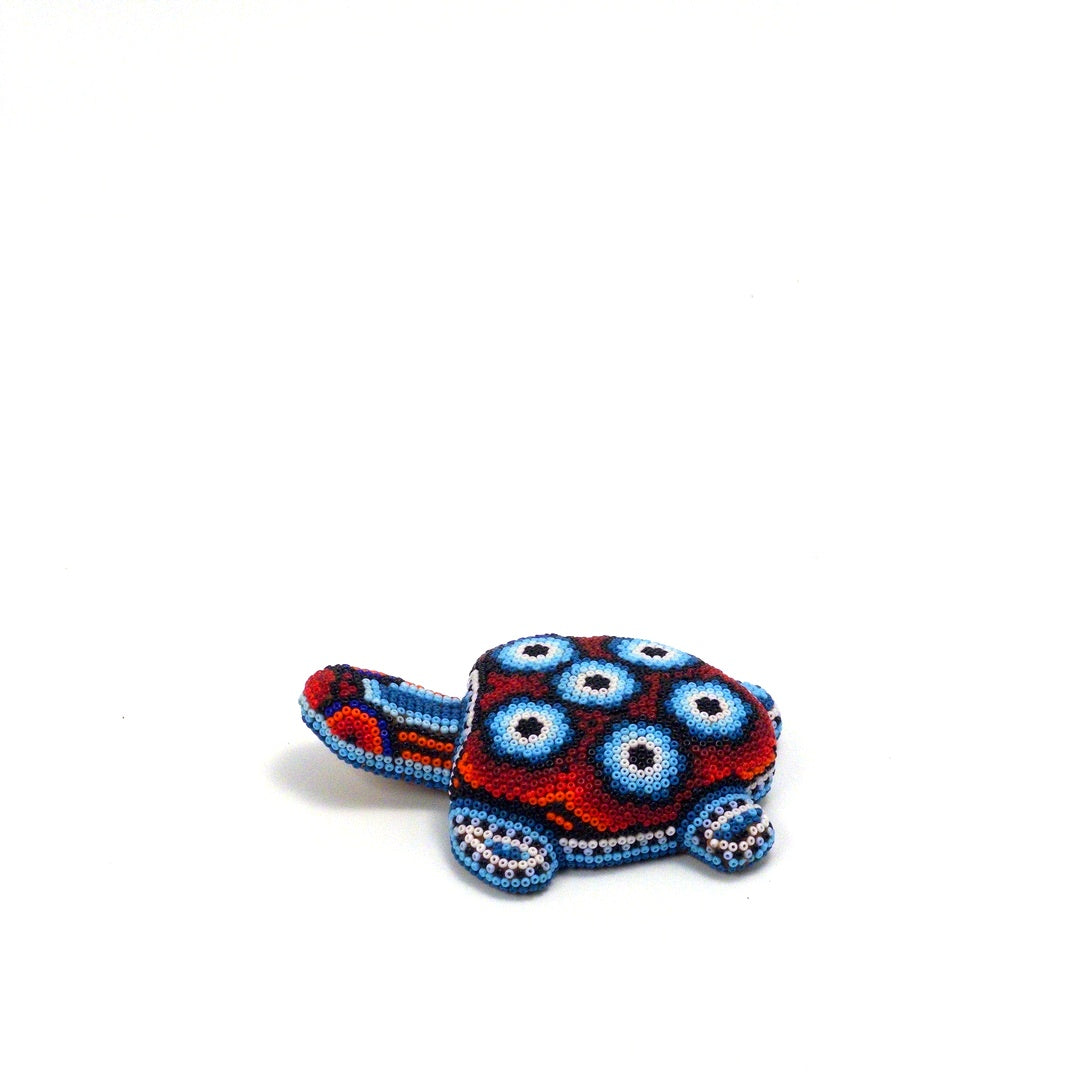 Tortuga Chaquira Arte Huichol - Arte Huichol Wixárika - Vista 9