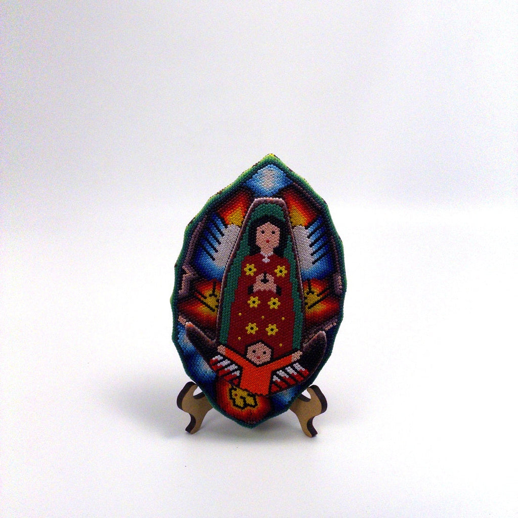 Virgen De Guadalupe Chaquira - Arte Huichol Wixárika